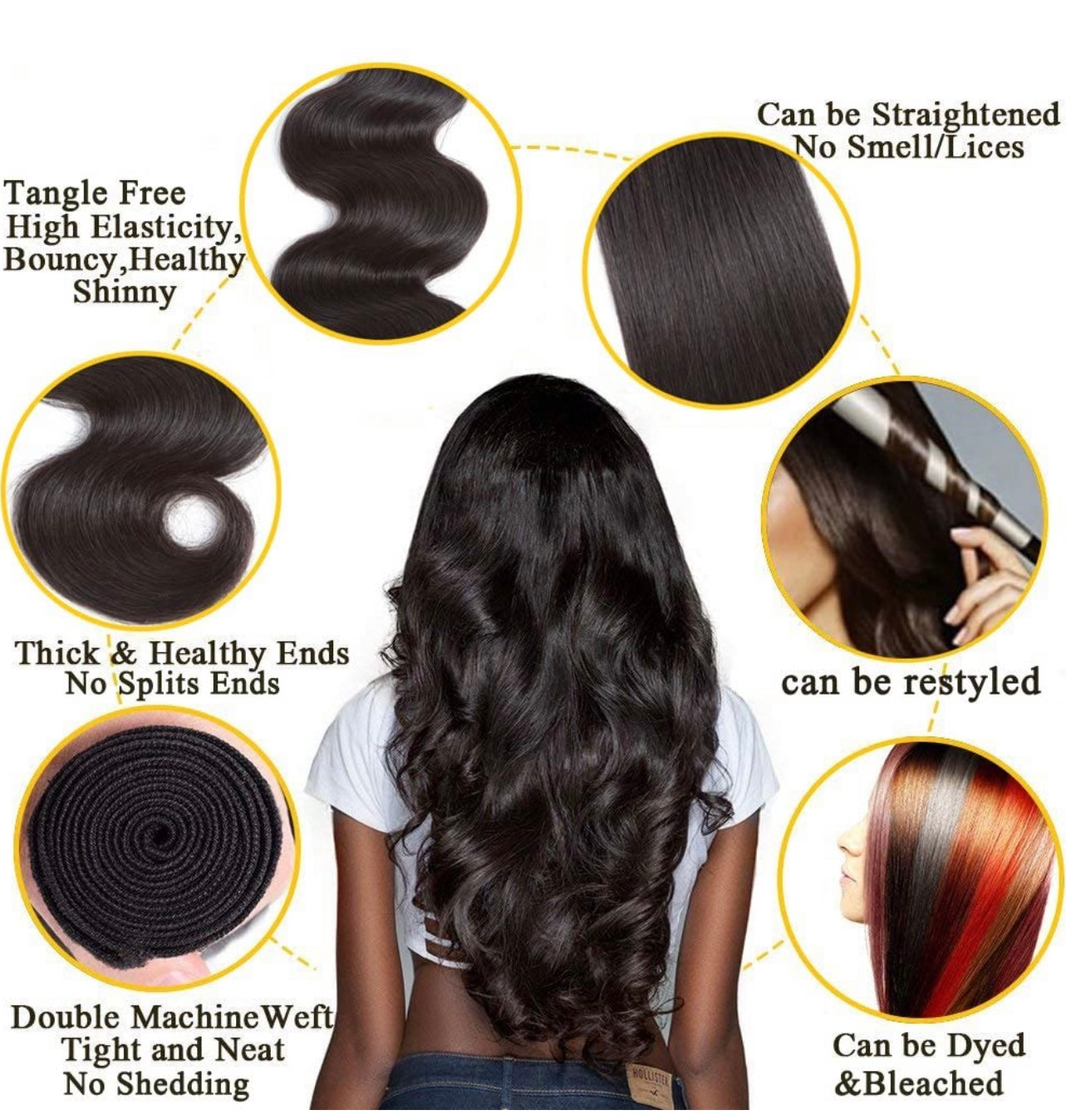 4pc body wave 22, 24, 26 and  28